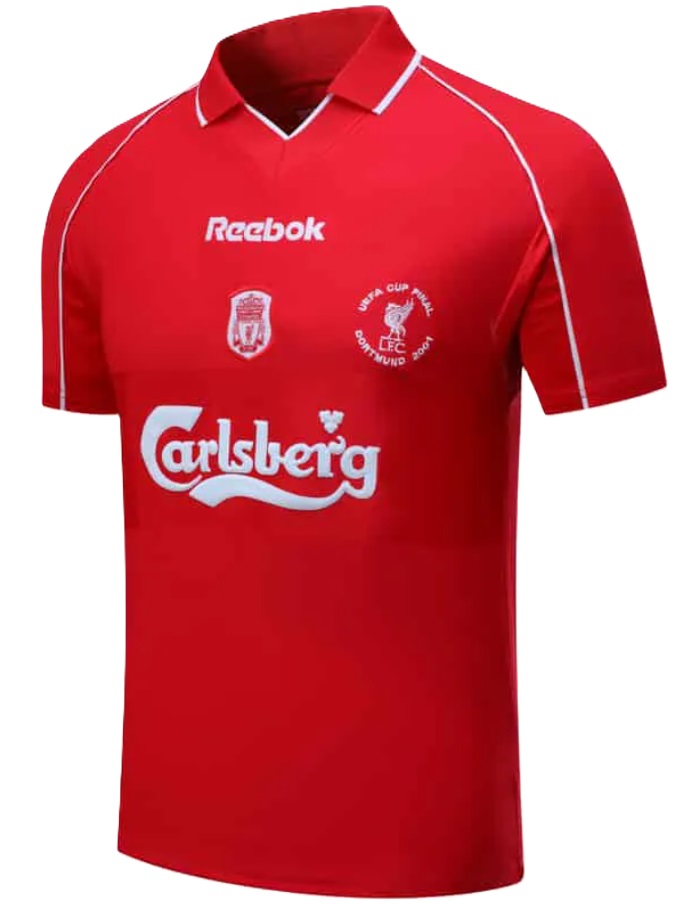 Camisa I Liverpool 2000 2001 Reebok Retro